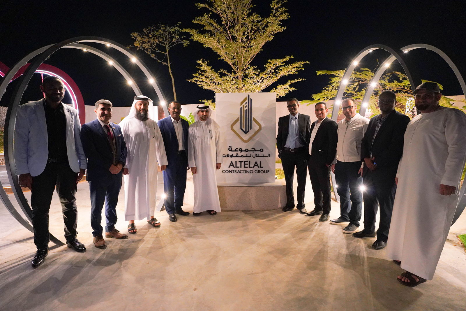 The Al Telal team photographed together at the annual gathering