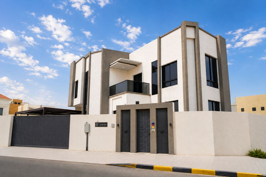 Al Dar villa community in Ajman, built by Al Telal Building Contracting