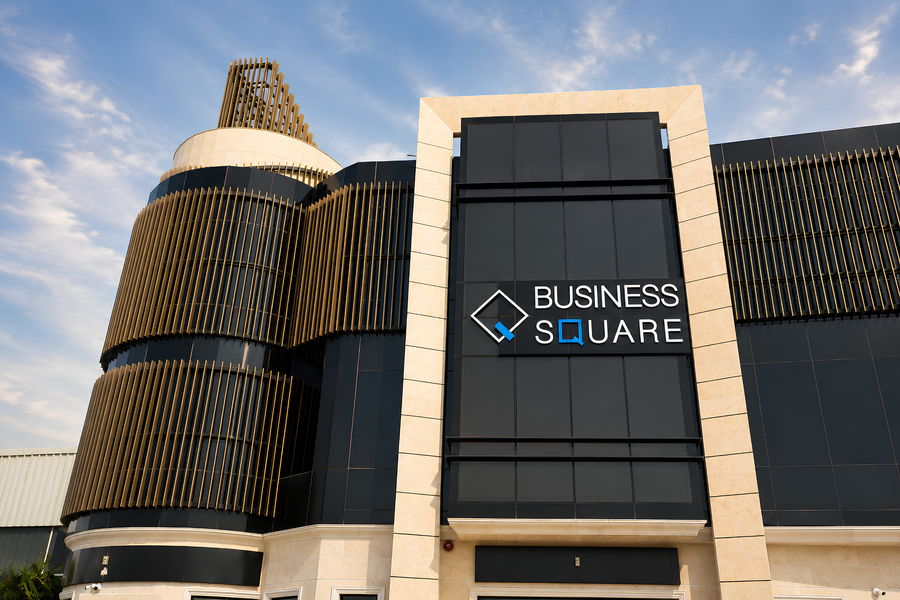 Business Square business centre in Ajman, built by Al Telal Building Contracting