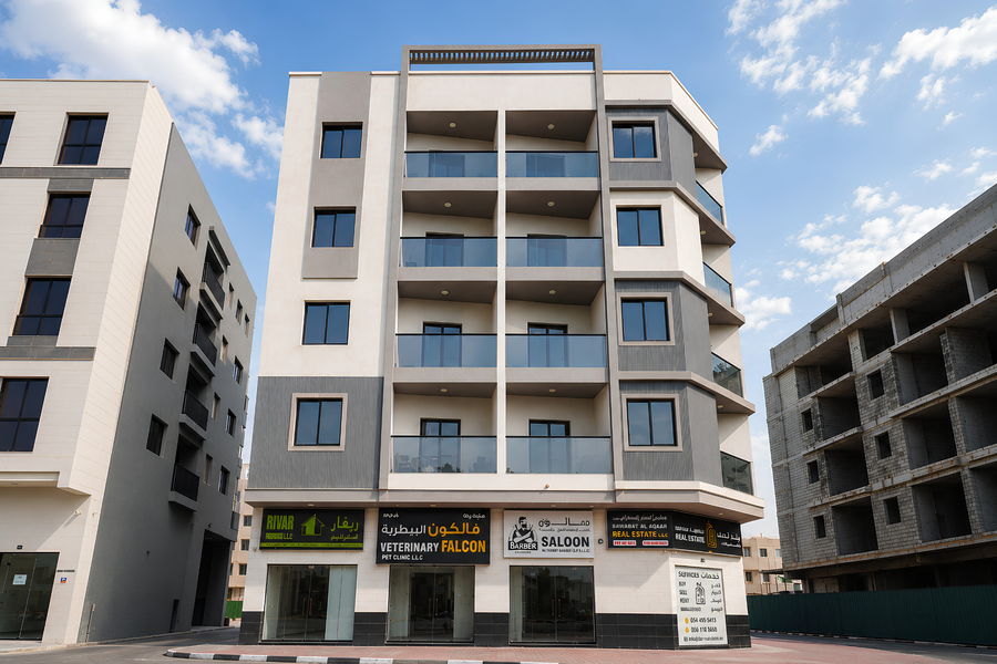 Residential building A-143 in Ajman, built by Al Telal Building Contracting