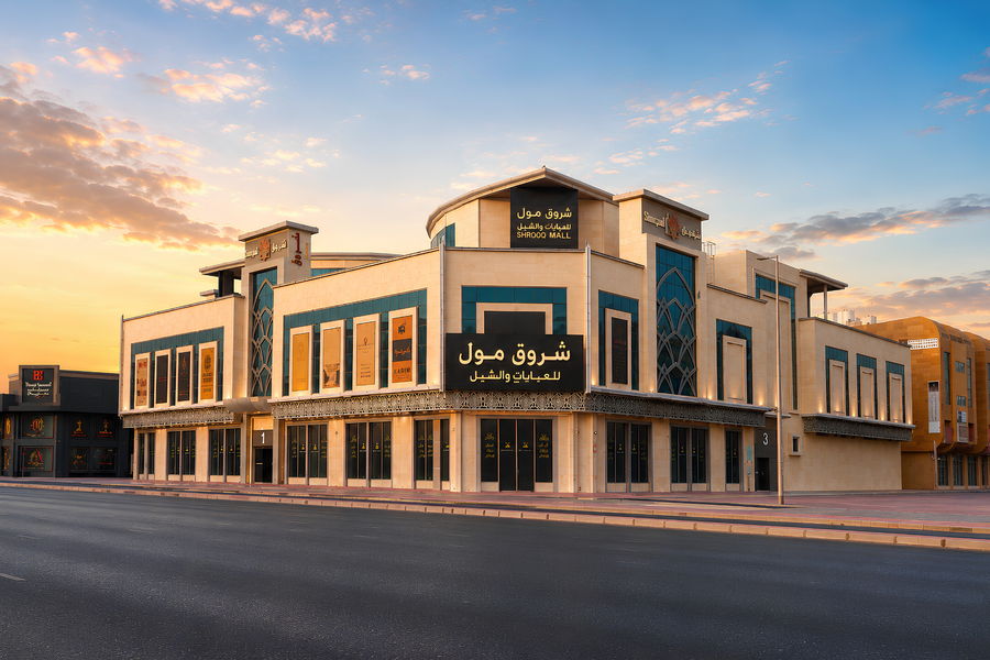 Shrooq Mall in Ajman, built by Al Telal Building Contracting